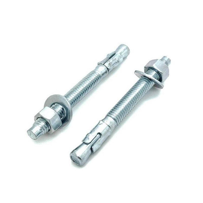 Wedge anchor with one clip